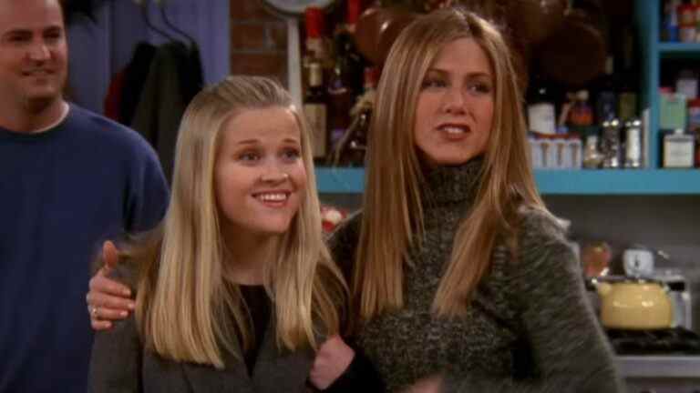 Reese Witherspoon and Jennifer Aniston on Friends.