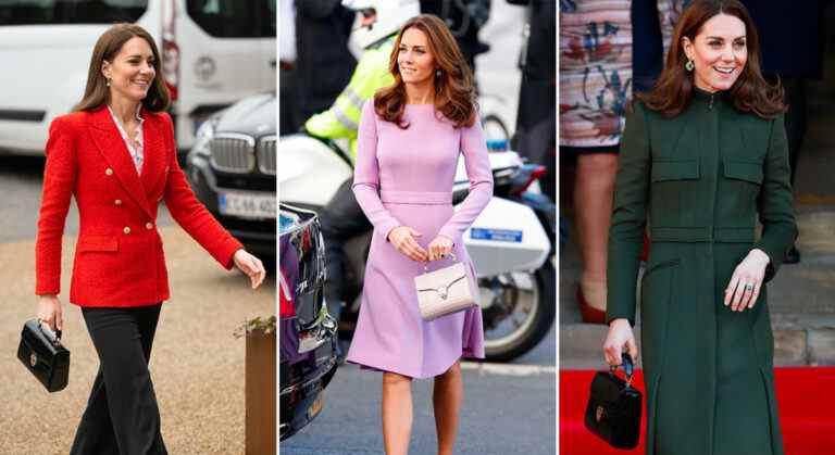 Le sac à main Aspinal que Kate, princesse de Galles possède en deux couleurs est actuellement en vente