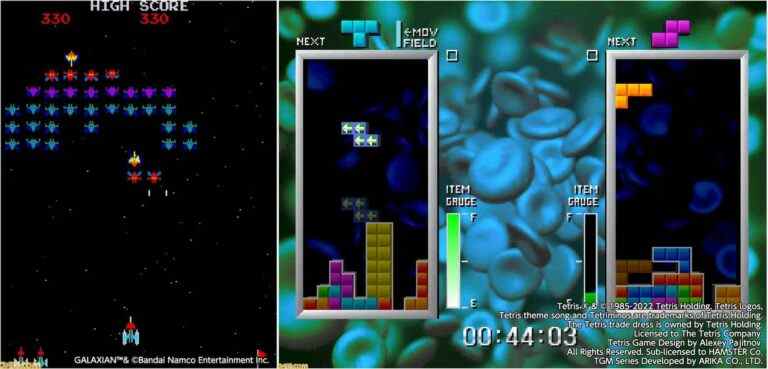 Galaxian et Tetris The Grand Master révélés comme les deux prochains jeux Arcade Archives à venir sur Switch
