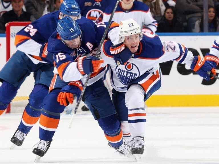 La chute des Oilers se poursuit avec une défaite léthargique contre les Islanders