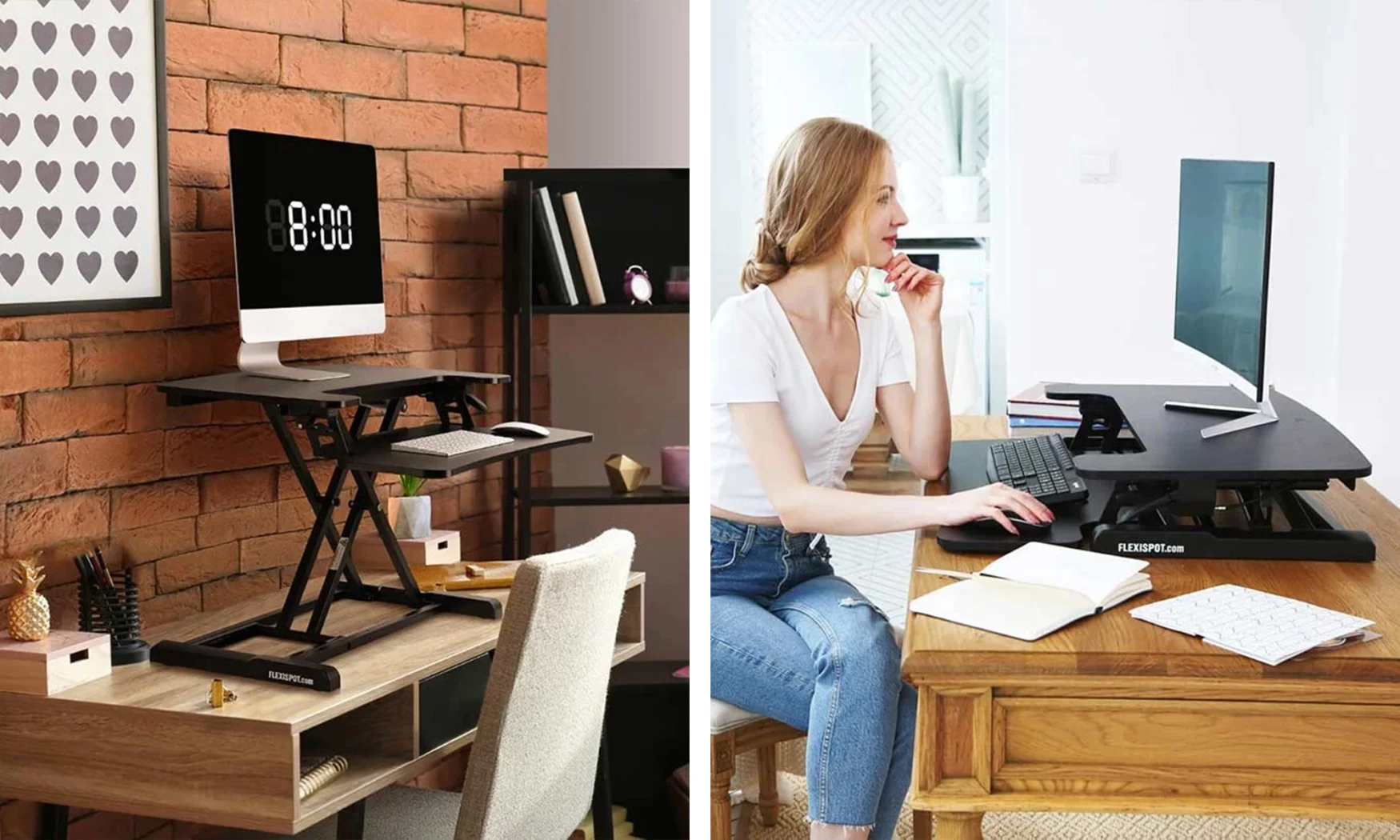 Convertisseur de bureau debout Flexispot