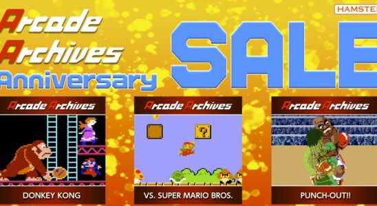 Vente anniversaire Arcade Archives en direct sur le Switch eShop