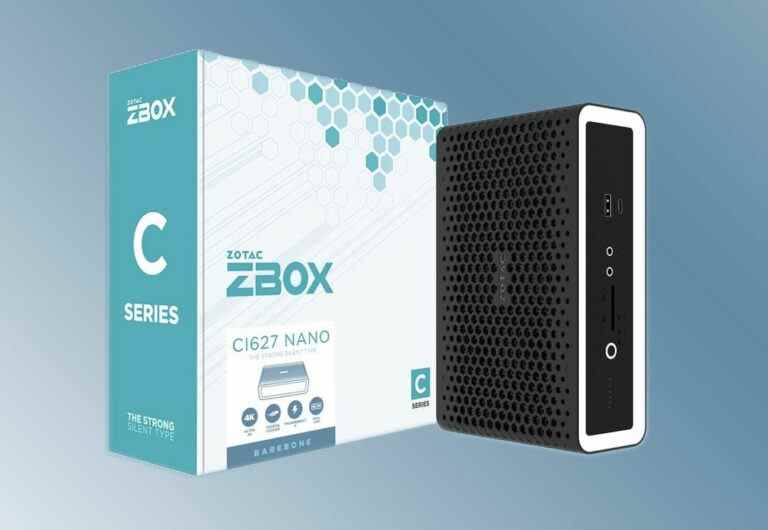 Les PC sans ventilateur de la série ZBOX C de Zotac bénéficient des mises à jour Alder Lake-P