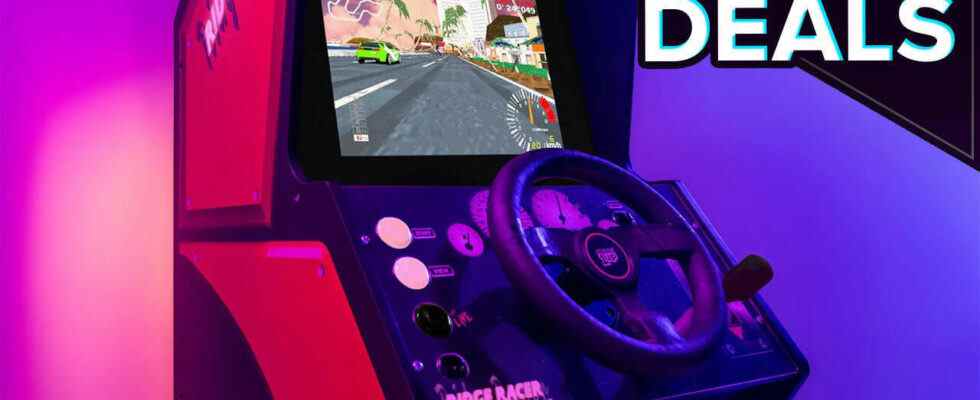 Cette armoire d'arcade Ridge Racer riche en fonctionnalités ne coûte que 300 $