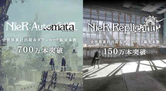 NieR : les expéditions d'automates et les ventes numériques dépassent les sept millions ;  NieR Replicant ver.1.22474487139 dépasse 1,5 million