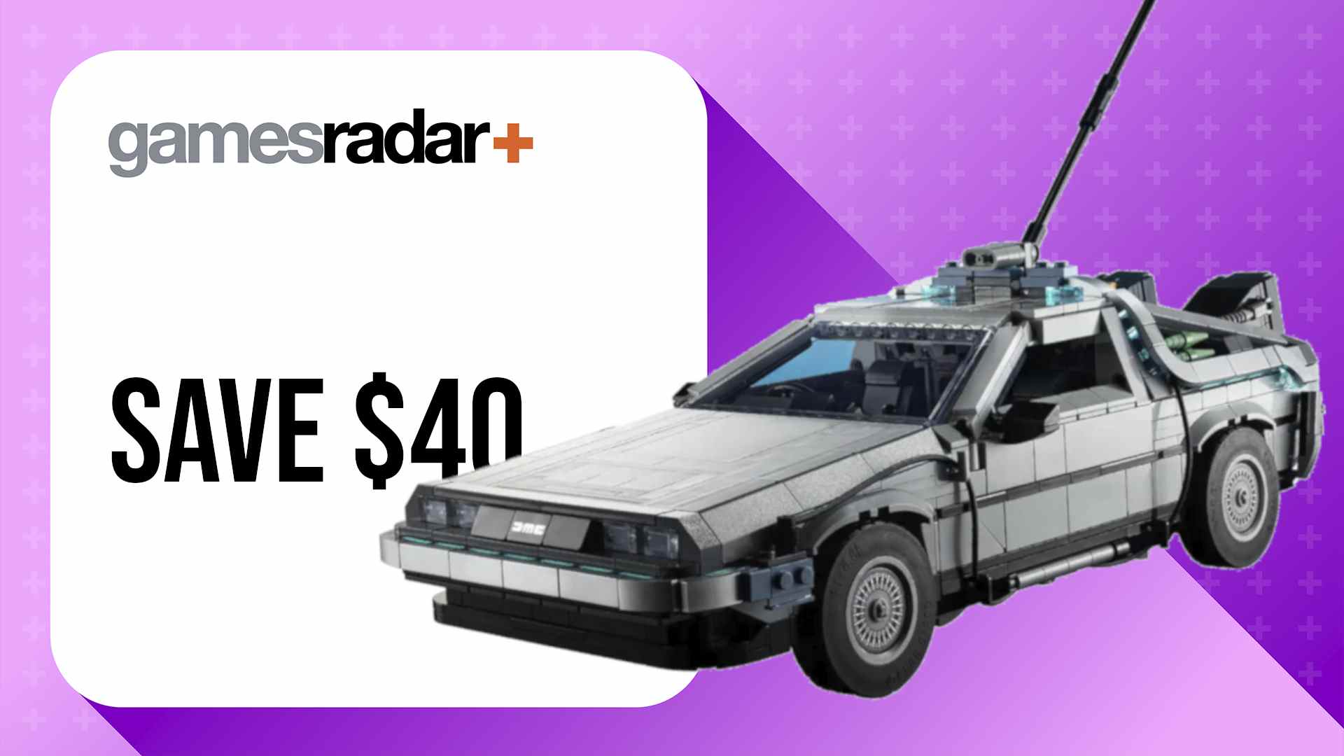 Cyber ​​Monday Lego traite de Retour vers le futur DeLorean