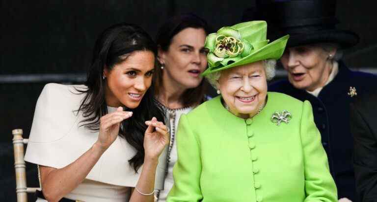 La reine craignait que le prince Harry ne soit un peu « trop ​​amoureux » de Meghan, selon un livre