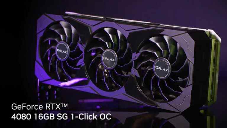 Galax se vante d’un overclock de 40% pour le record du monde GeForce RTX 4080