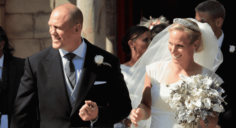 La touche moderne de Zara Tindall sur son «quelque chose de bleu» pour le mariage de 2011 avec Mike révélée