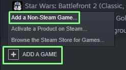 Comment jouer à des jeux non Steam via Steam