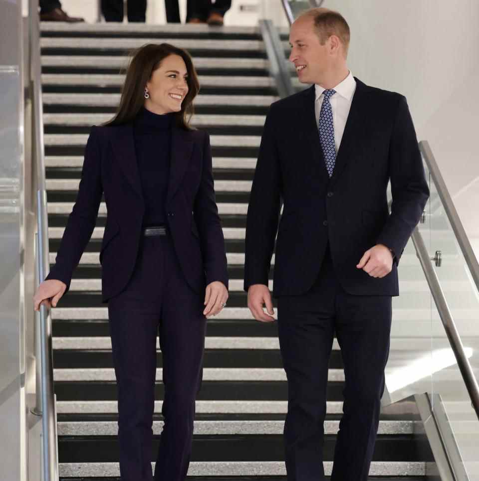 Catherine, princesse de Galles et le prince William, prince de Galles arrivent à Boston - Chris Jackson