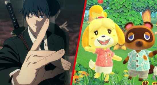 Aléatoire: un fan réinvente l'ouverture de l'anime de Chainsaw Man dans Animal Crossing