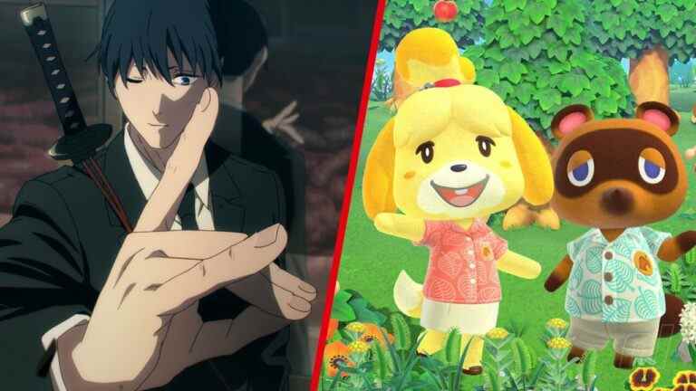 Aléatoire: un fan réinvente l'ouverture de l'anime de Chainsaw Man dans Animal Crossing
