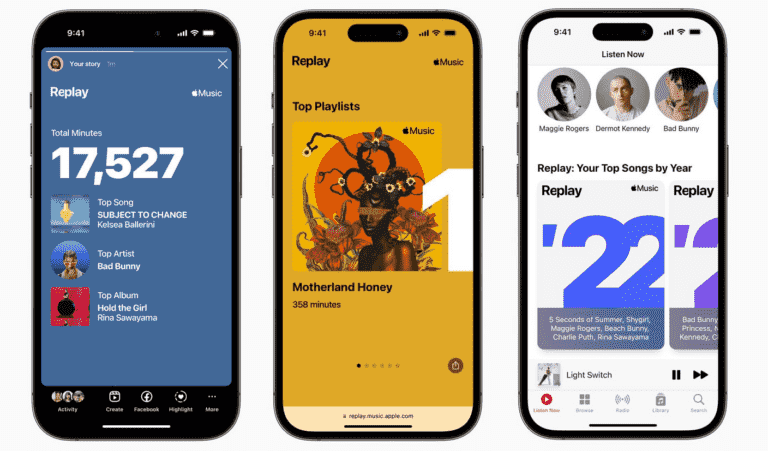 Apple Music Replay obtient une refonte indispensable pour 2022