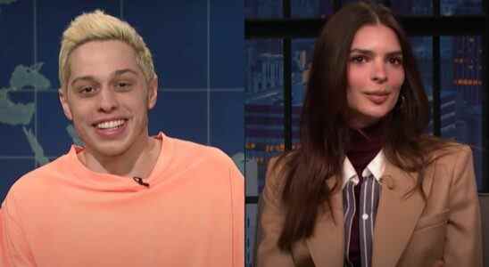 Pete Davidson and Emily Ratajkowski