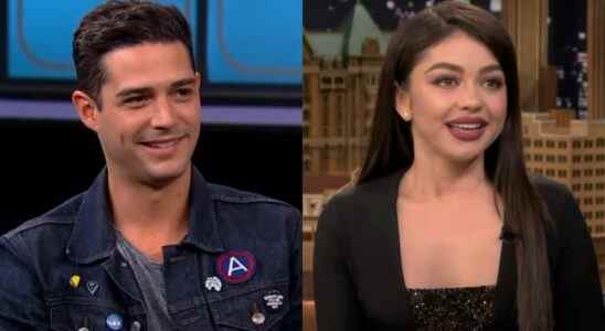 Wells Adams on ET and Sarah Hyland on Jimmy Fallon.