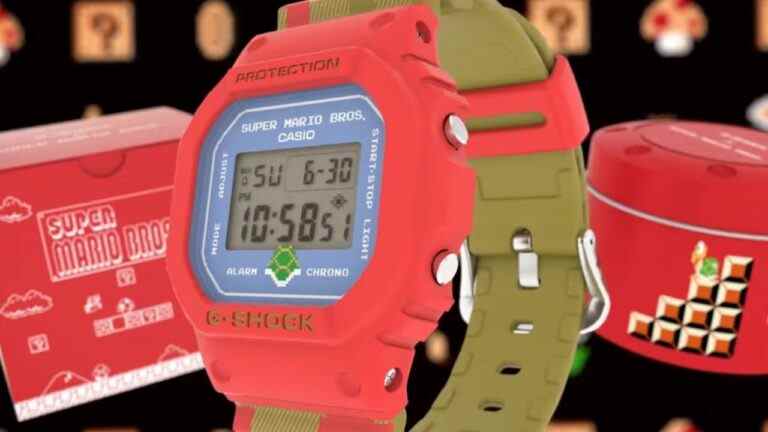 Casio G-Shock lance une montre Super Mario en édition limitée, et c'est magnifique
