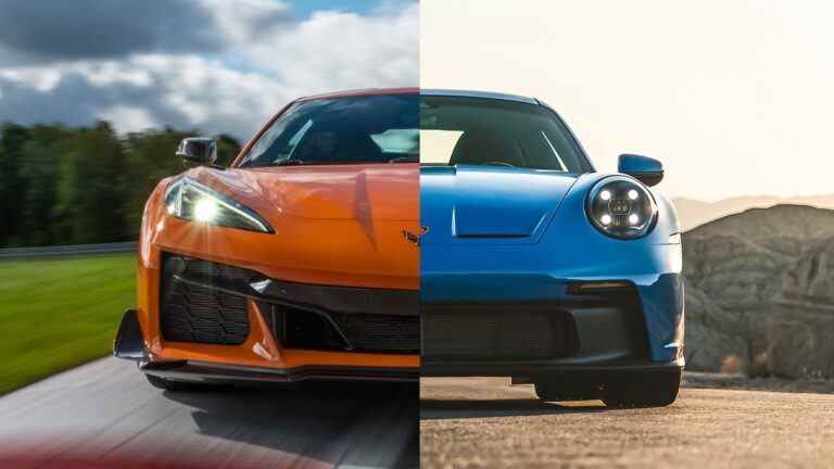 Chevrolet Corvette Z06 2023 contre Porsche 911 GT3 2022 : bataille épique des spécifications