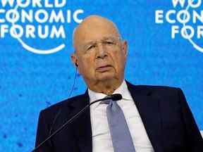 Le fondateur du Forum économique mondial, Klaus Schwab, à Davos, en Suisse, le 26 mai 2022.