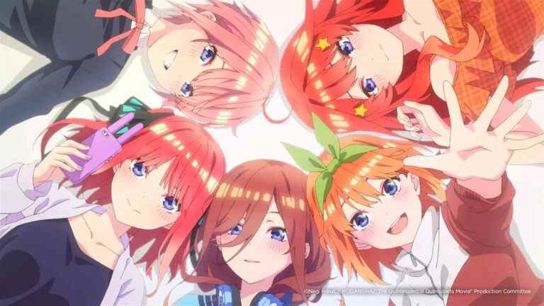 Crunchyroll lance un nouveau visuel clé et des billets en vente pour le film The Quintessential Quintuplets