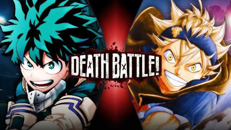 Death Battle donne vie à une volonté indomptable via Deku Vs Asta!