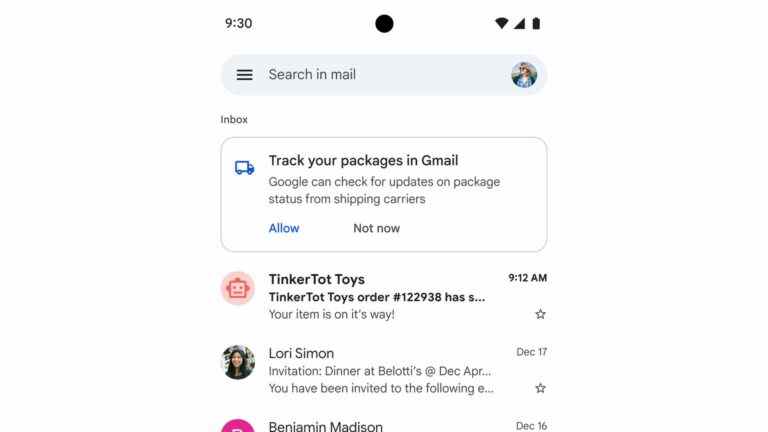 Gmail facilite le suivi de vos colis juste à temps pour les vacances – Review Geek