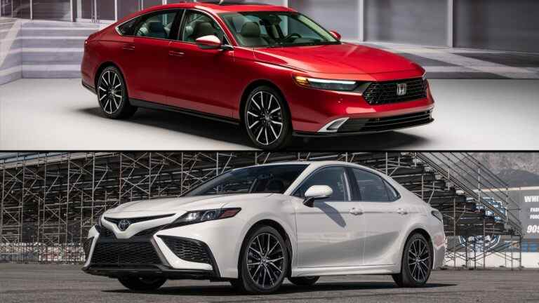 Honda Accord 2023 vs Toyota Camry : mastodontes intermédiaires comparés sur papier