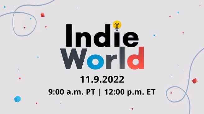 Indie World Showcase novembre 2022 diffusion en direct