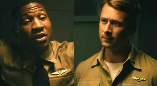 Jonathan Majors and Glen Powell in Devotion