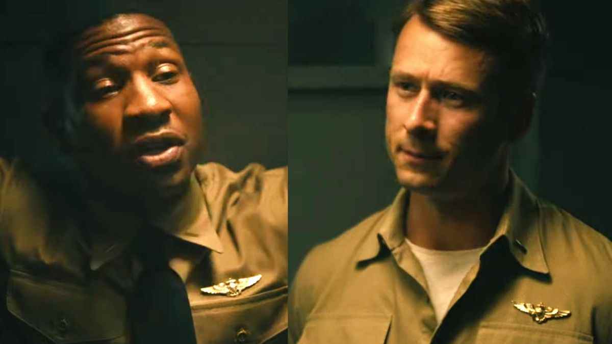 Jonathan Majors and Glen Powell in Devotion