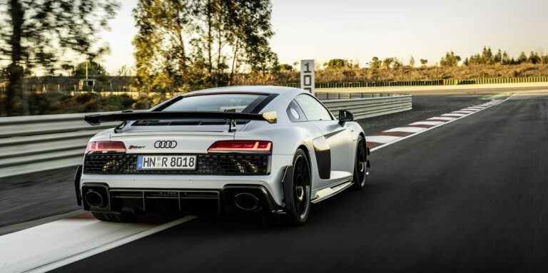 L’Audi R8 GT 2023 est un adieu ludique et limité en traction