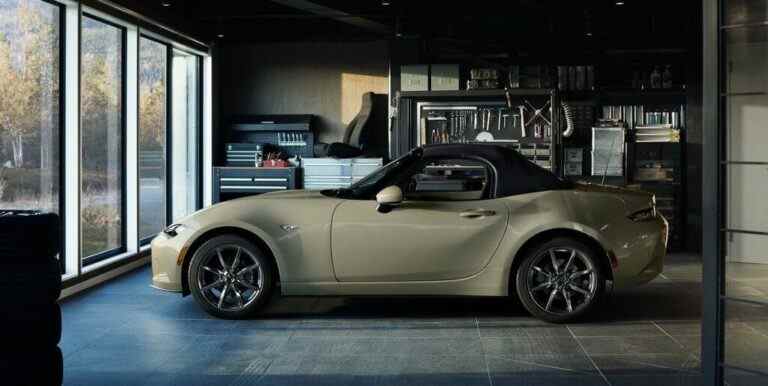 La Mazda Miata 2023 ajoute une option de couleur beige étonnamment agréable