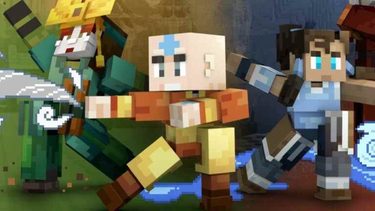 La carte Minecraft vous permet d'incarner l'Avatar Aang, Korra et ses amis
