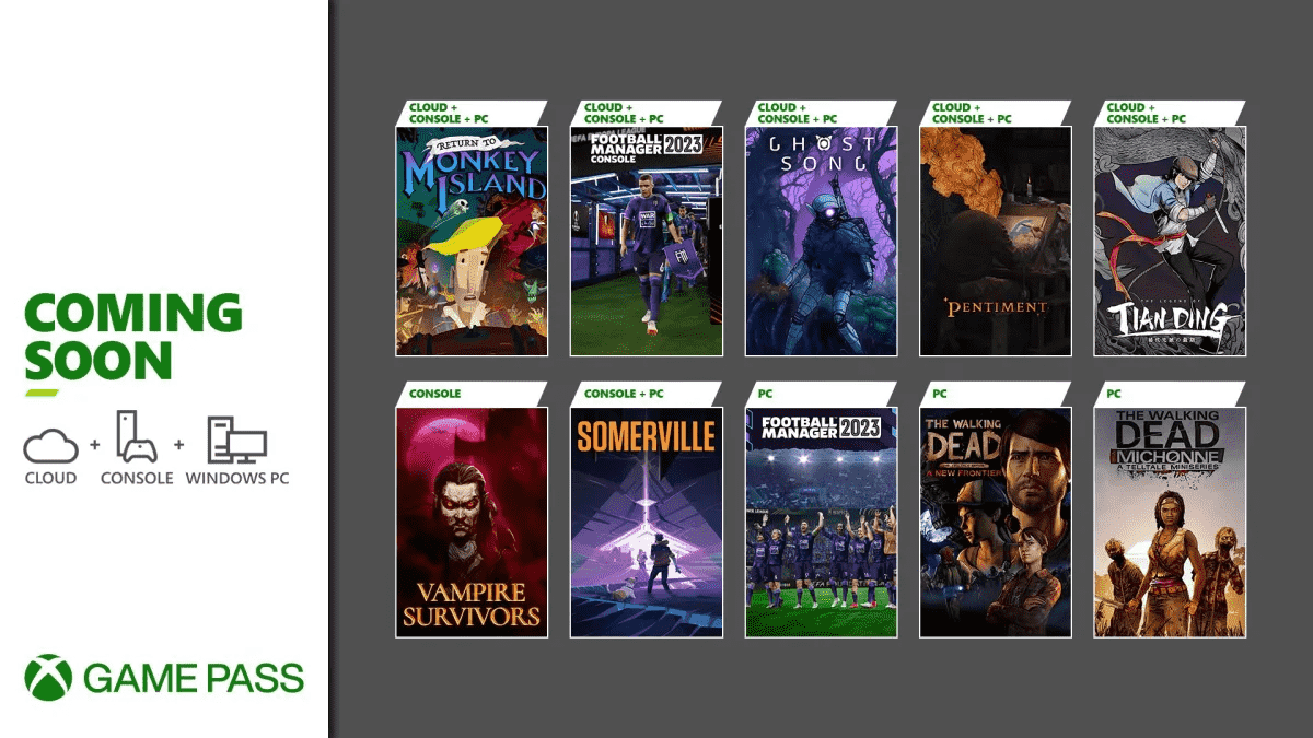 La gamme Xbox Game Pass de novembre ajoute le retour à Monkey Island, Pentiment et Vampire Survivors
