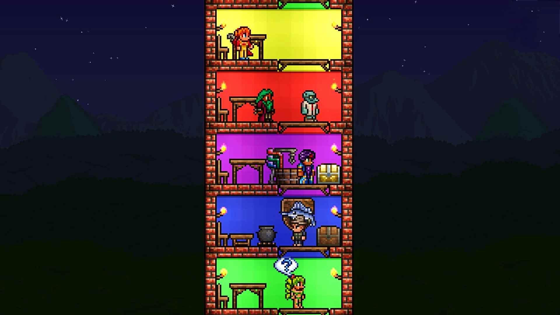 La mise à jour de Terraria 1.4.4 peut anéantir toute votre ville de PNJ
