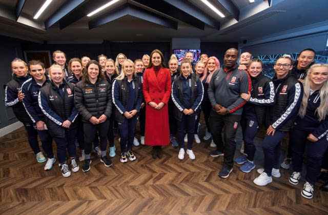 La princesse de Galles assiste au quart de finale de la Coupe du monde de rugby