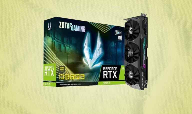 La vente de la série Zotac RTX 30 donne les prix les plus bas à ce jour