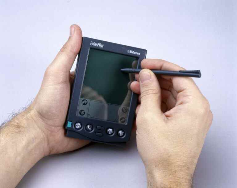 A Palm Pilot device from 1998