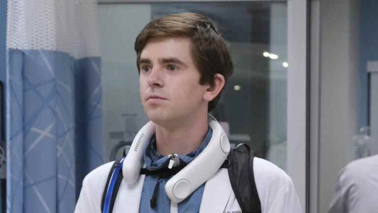 Freddie Highmore as Dr. Shaun Murphy in The Good Doctor