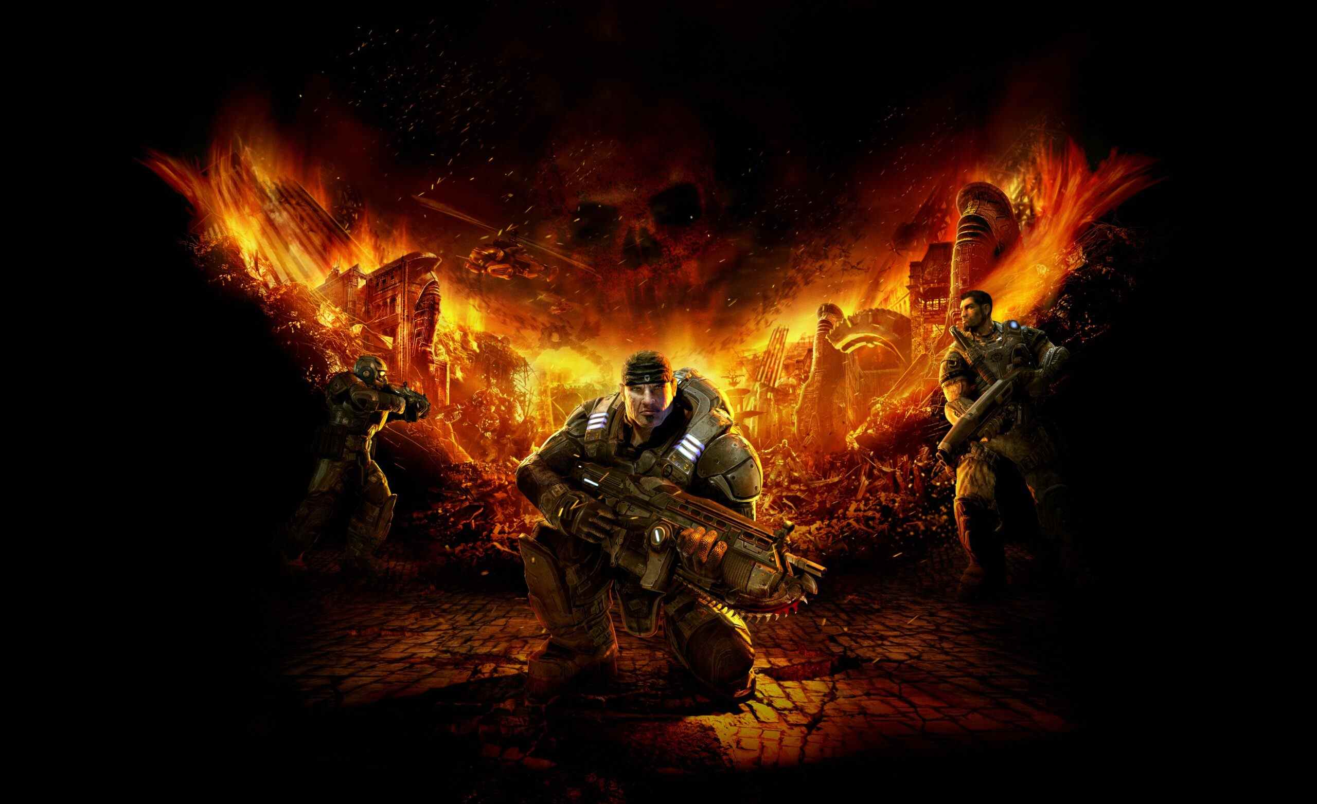 Netflix live-action Gears of War movie adult animated series cartoon release date cast actors The Coalition Dave Bautista