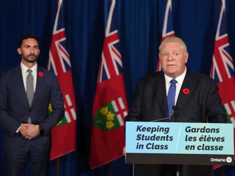 Le gouvernement de l’Ontario entame des pourparlers de dernière minute avec les travailleurs de l’éducation