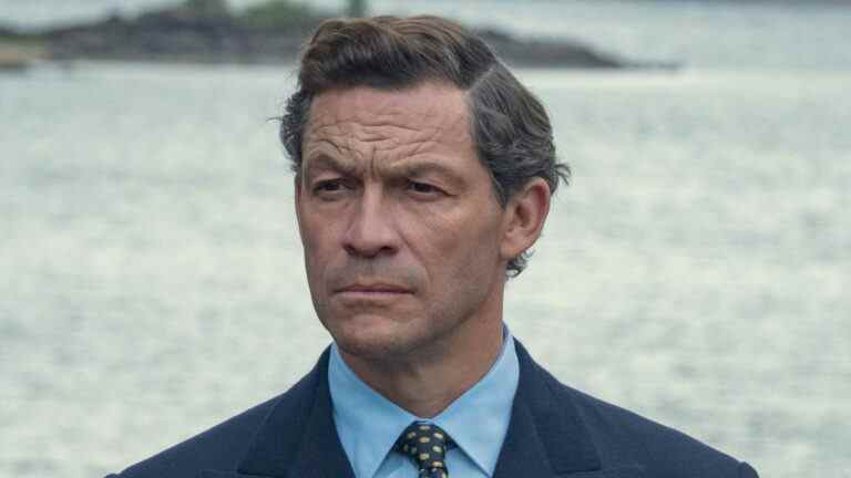 Dominic West as Charles III in The Crown