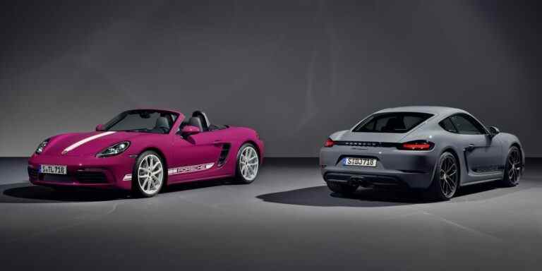 Le nouveau pack de style de la Porsche 718 Boxster / Cayman 2023 semble attrayant