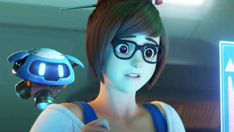 Mei and Snowball in Overwatch