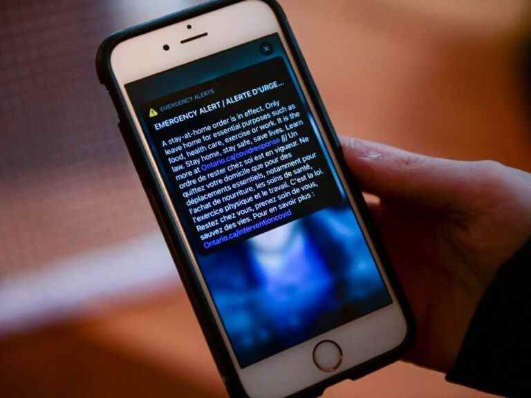 Le test national d’alerte d’urgence devrait avoir lieu mercredi après-midi