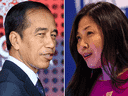 Joko Widodo, président de l'Indonésie, et Mary Ng, ministre du Commerce du Canada.  Ng a déclaré au cours du week-end que le Canada ne cherchait pas à rejoindre une alliance sur le nickel comme l'a proposé l'Indonésie, le premier producteur mondial de métal essentiel à la production de batteries de véhicules électriques.