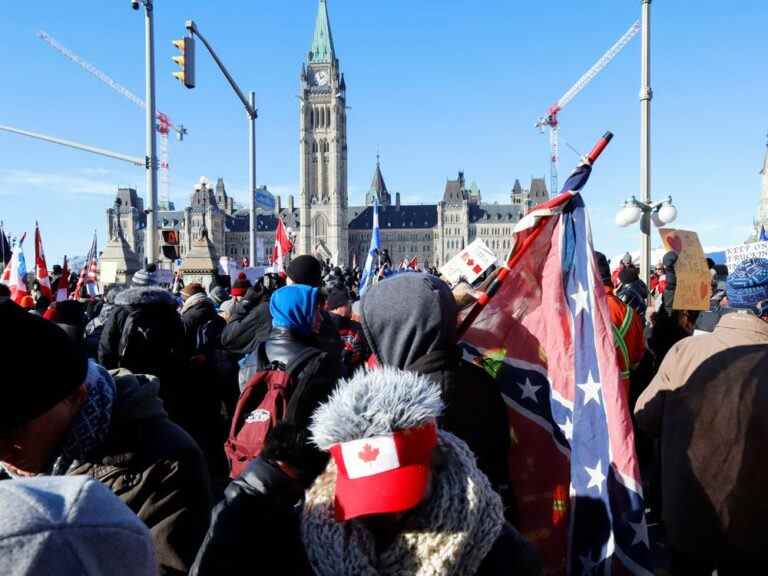 L’entreprise déclare qu’affirmer que l’exécutif portait le drapeau nazi à Freedom Convoy est « absurde », menace de poursuivre en justice