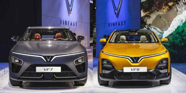 Les VUS électriques VinFast VF6 et VF7 2024 arrivent en Amérique