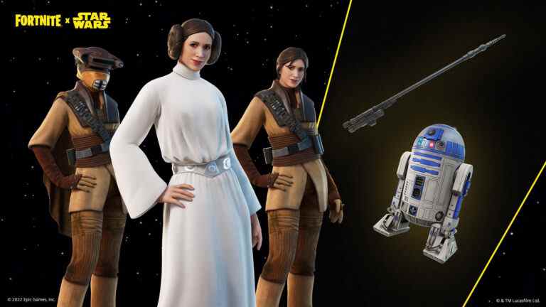 Les derniers personnages de « Fortnite » Star Wars sont Luke, Leia et Han