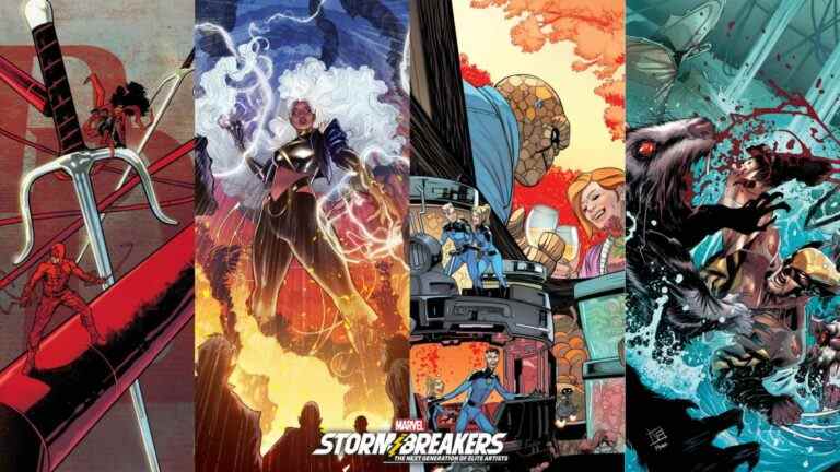 Les héros Marvel sont aspergés de particules Pym (et de synergie d’entreprise) dans les couvertures de variantes Stormbreaker